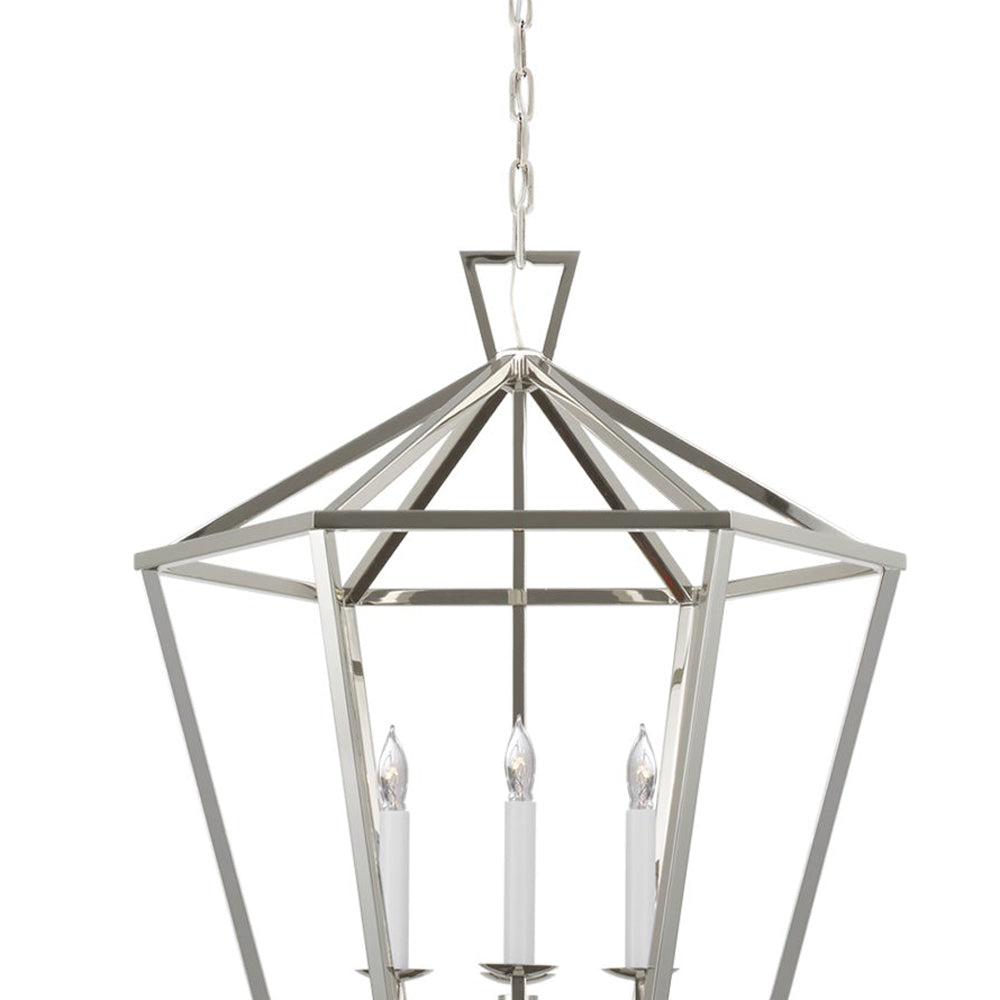 Darlana Hexagonal LED Pendant Light in Detail.