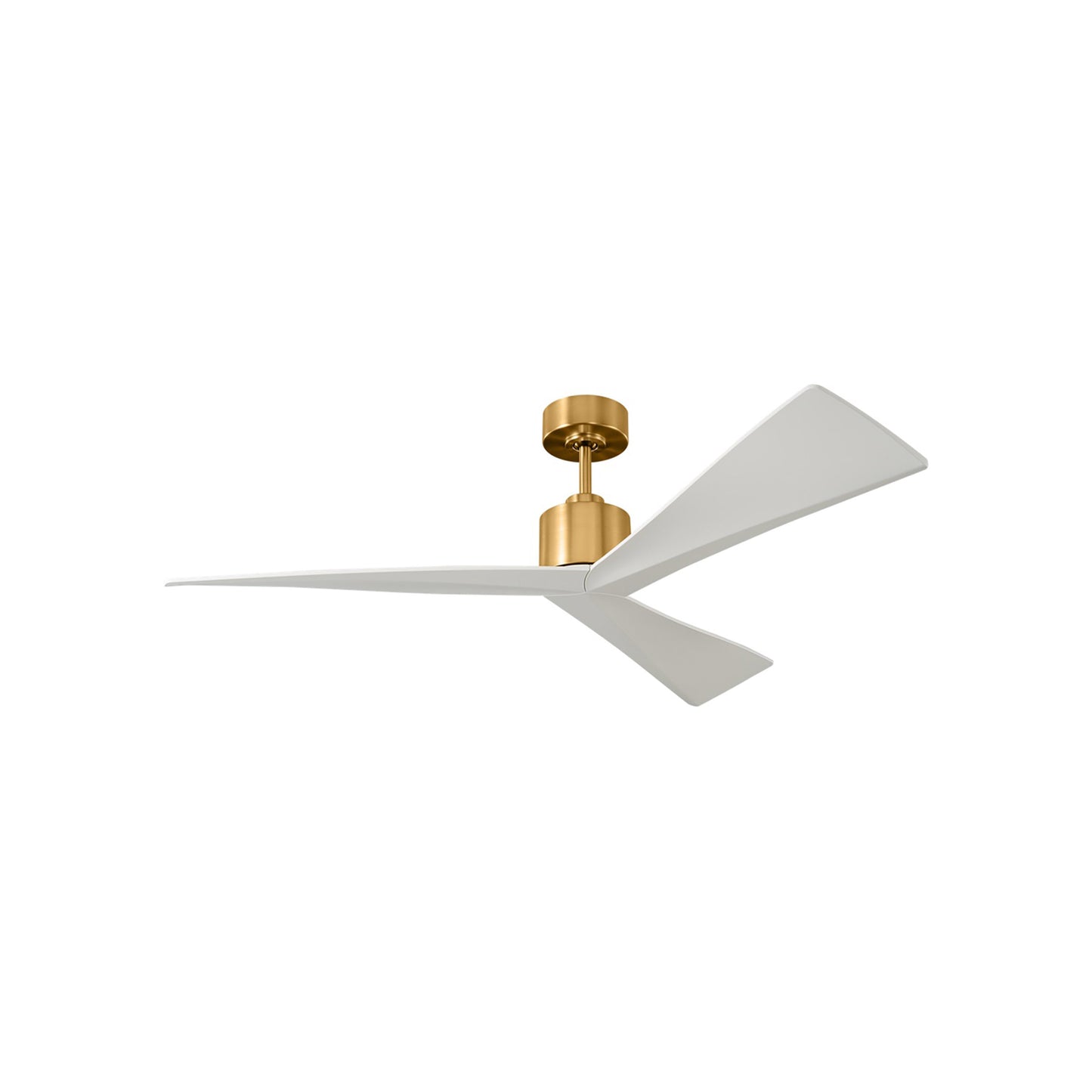 Adler Ceiling Fan in Burnished Brass (52-Inch).