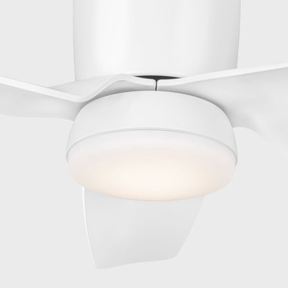 Colgin Hugger Outdoor LED Ceiling Fan in Detail.