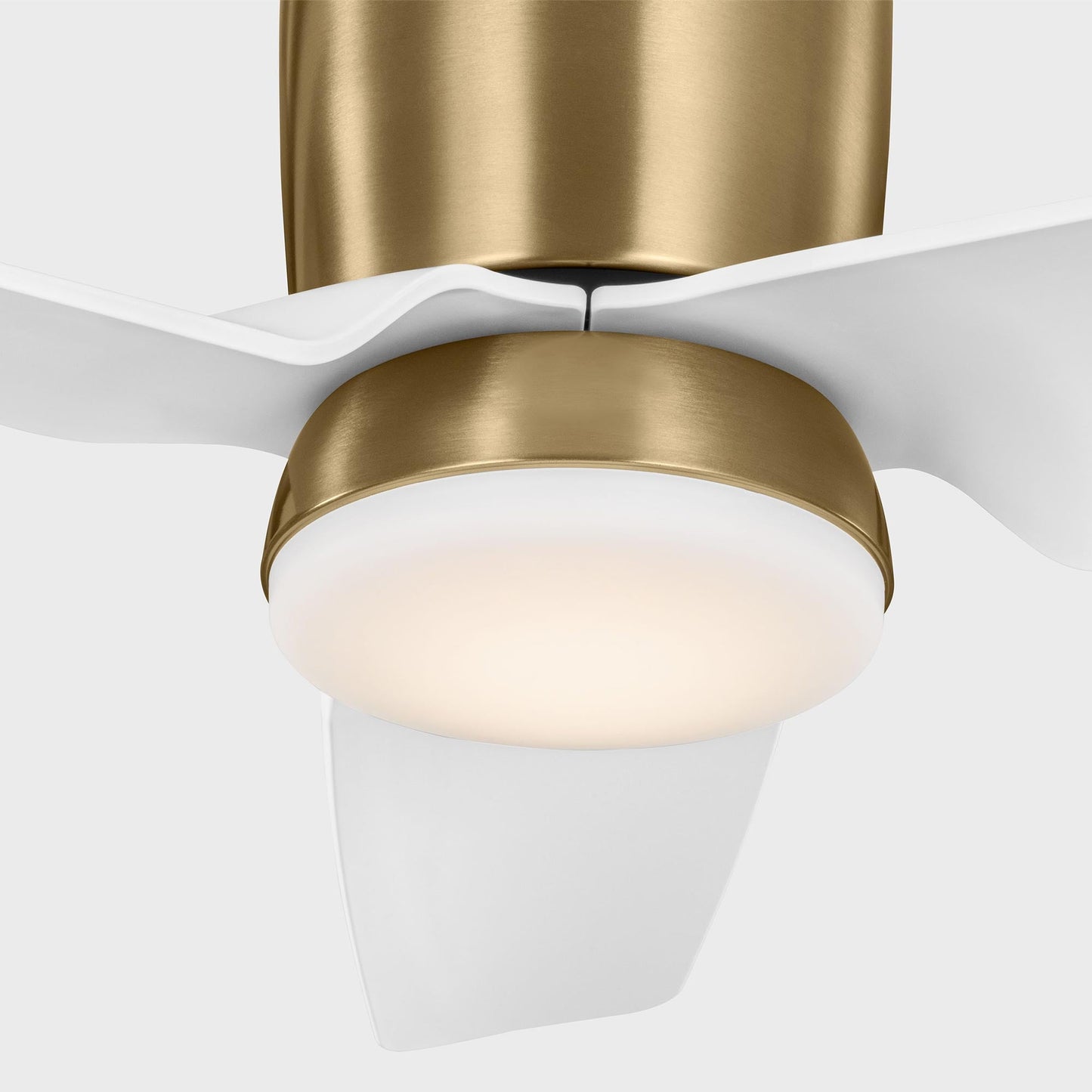 Colgin Hugger Outdoor LED Ceiling Fan in Detail.