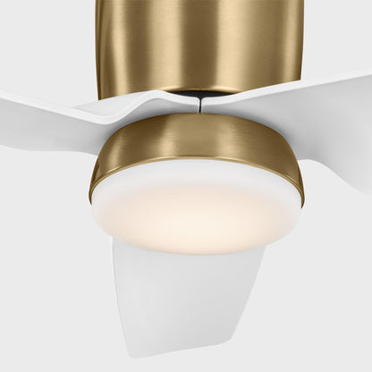 Colgin Hugger Outdoor LED Ceiling Fan in Detail.
