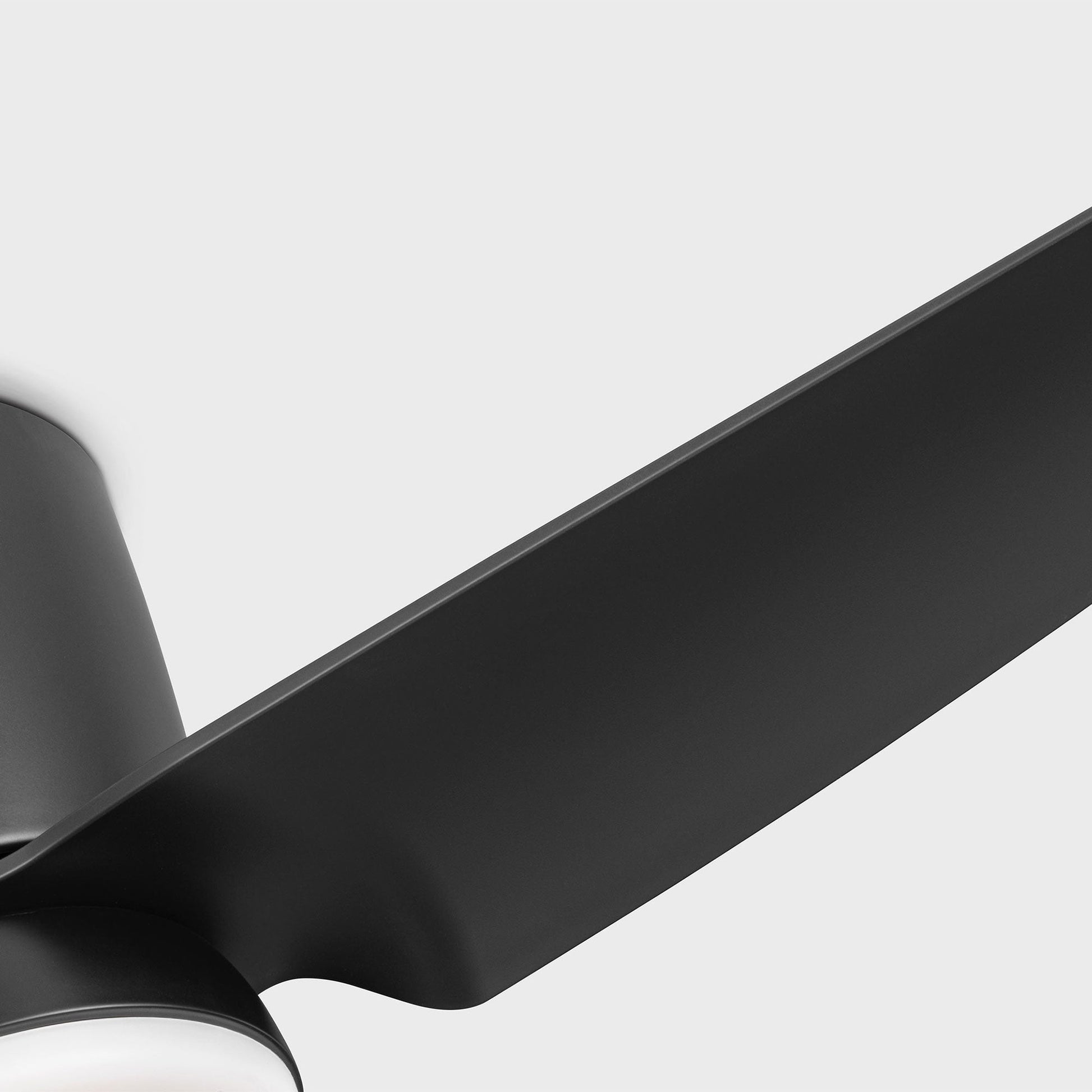 Colgin Hugger Outdoor LED Ceiling Fan in Detail.