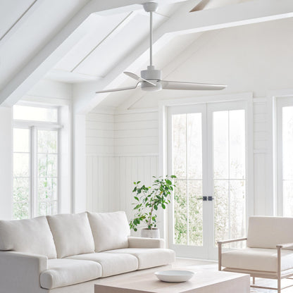 Colgin Outdoor LED Ceiling Fan in living room.