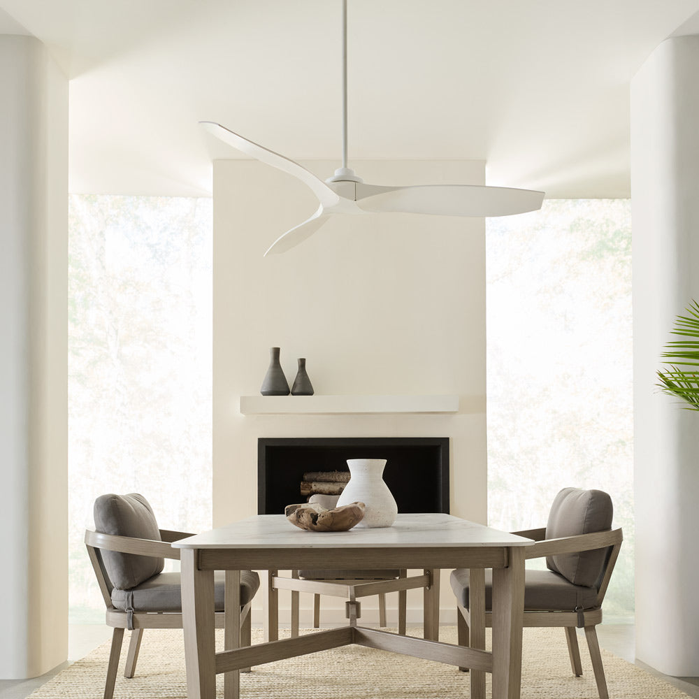 Collins Coastal Outdoor Ceiling Fan in living room.