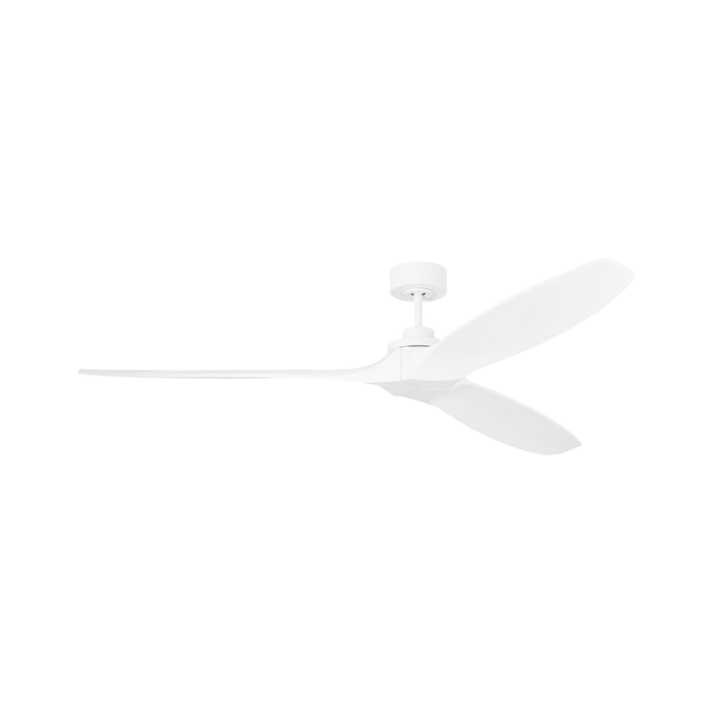 Collins Outdoor Ceiling Fan in Matte White (70-Inch).