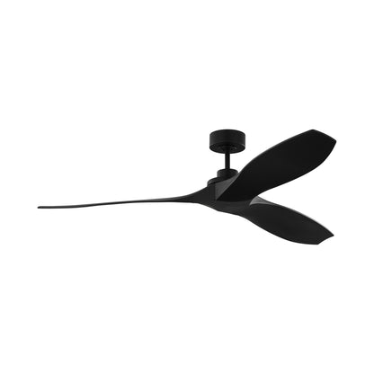 Collins Coastal Outdoor Ceiling Fan in Midnight Black (60-Inch).