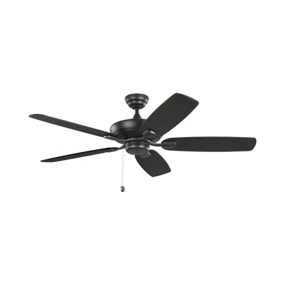 Colony Ceiling Fan in Midnight Black / Without Light (52-Inch).