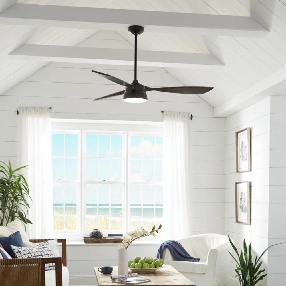 Destin LED Ceiling Fan in living room.