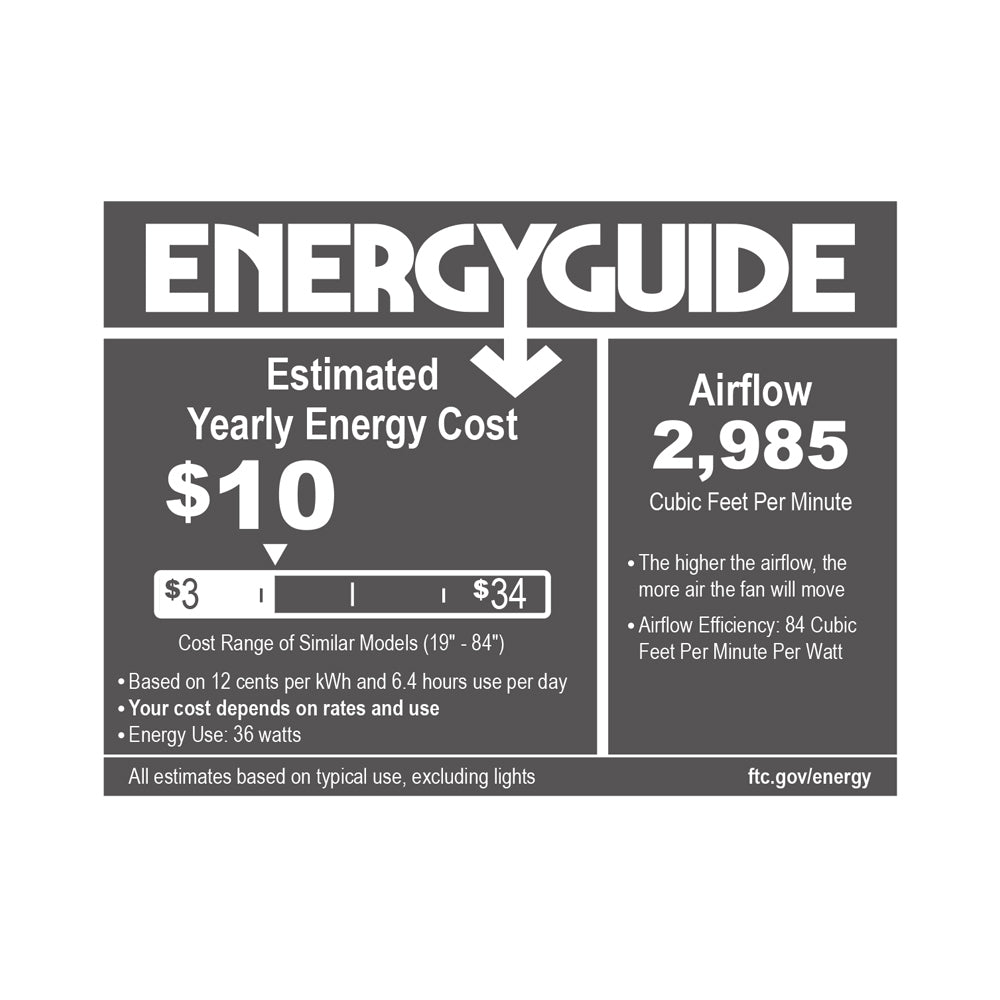 Ikon Hugger LED Ceiling Fan in Detail (44-Inch).