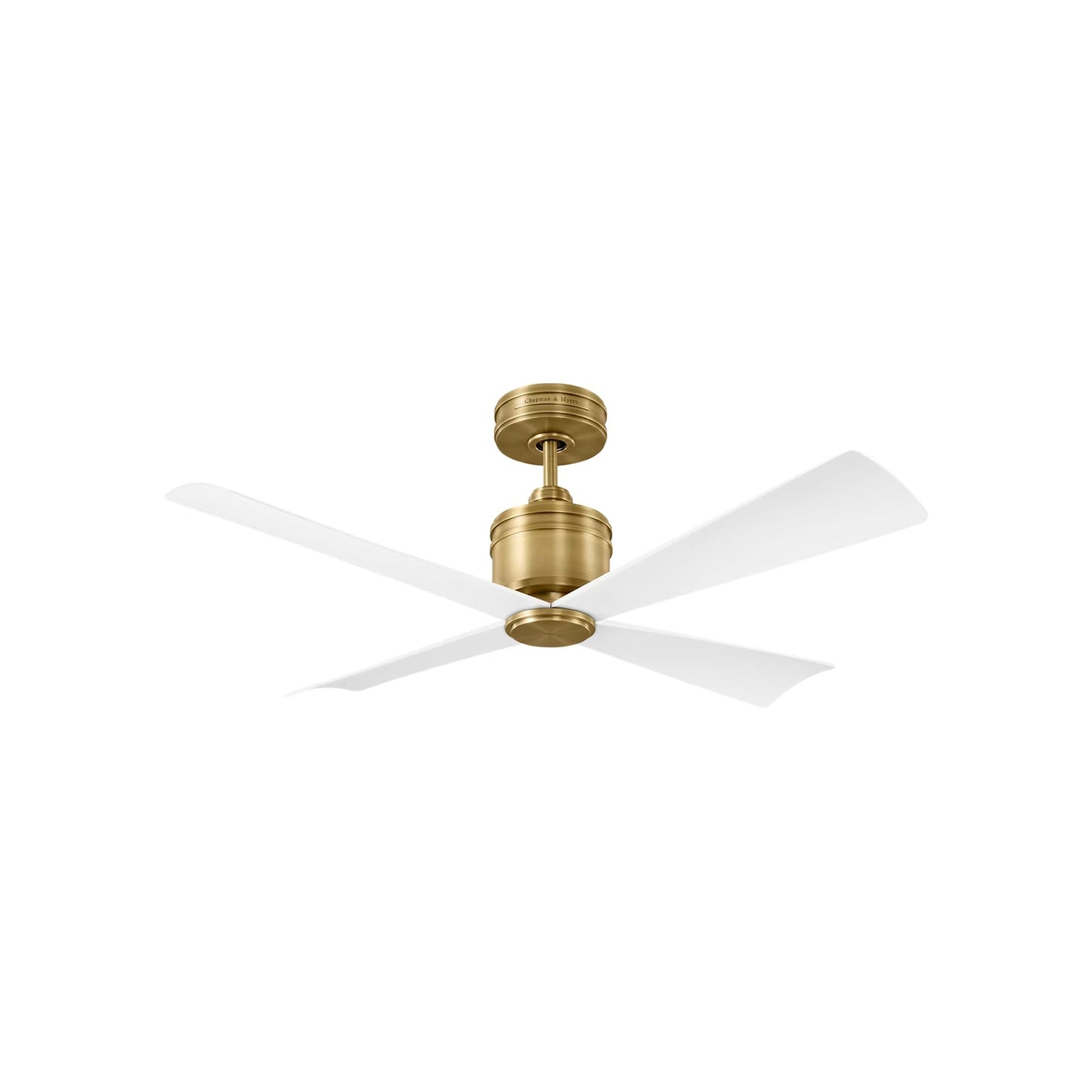 Launceton Ceiling Fan in Hand-Rubbed Antique Brass (44-Inch).