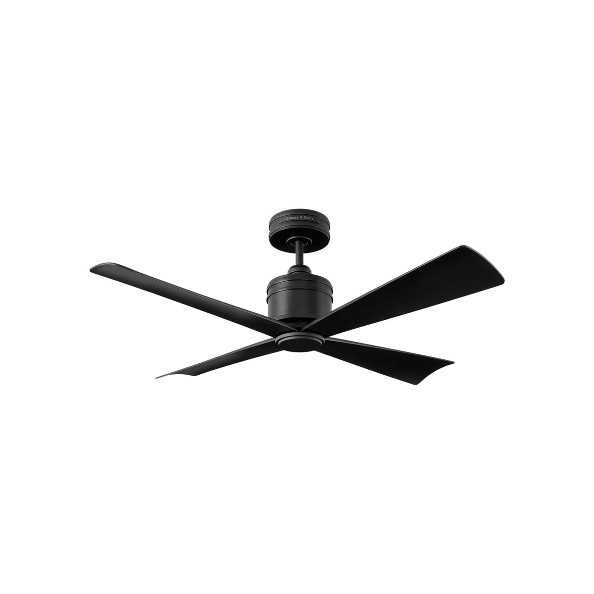 Launceton Ceiling Fan in Midnight Black (44-Inch).