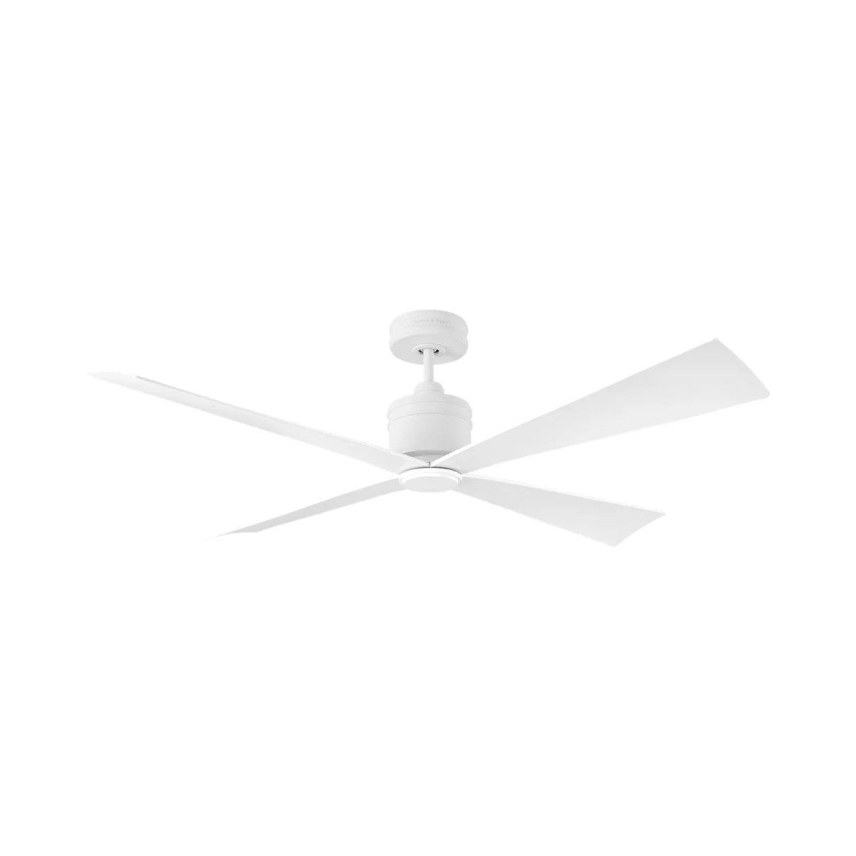 Launceton Ceiling Fan in Matte White (56-Inch). 