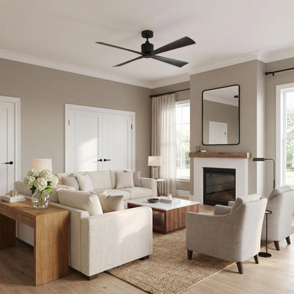 Launceton Ceiling Fan in living room.
