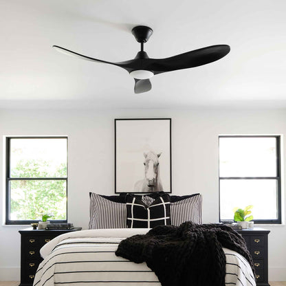 Maverick II Ceiling Fan in bedroom.