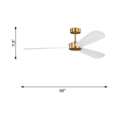 Paddle Smart Outdoor Ceiling Fan - line drawing.