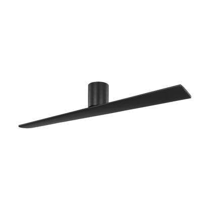 Plank Smart Hugger Ceiling Fan in Midnight Black/Midnight Black (60-Inch).