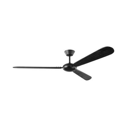Pod Smart Ceiling Fan in Midnight Black/Ebony.