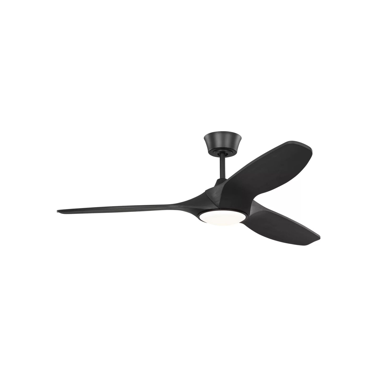 Selen Smart LED Ceiling Fan in Midnight Black/Midnight Black (52-Inch).