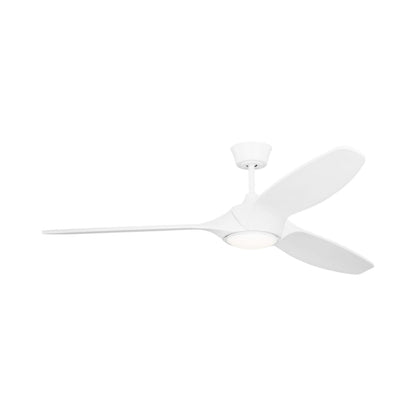 Selen Smart LED Ceiling Fan in Matte White/Matte White (60-Inch).
