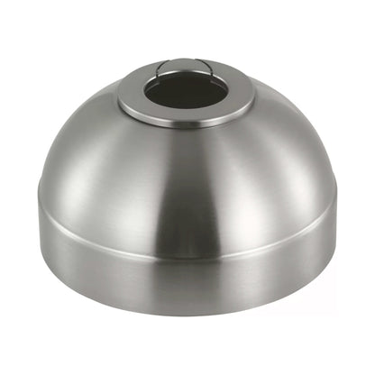 Universal Slope Ceiling Canopy Kit in Brushed Steel.