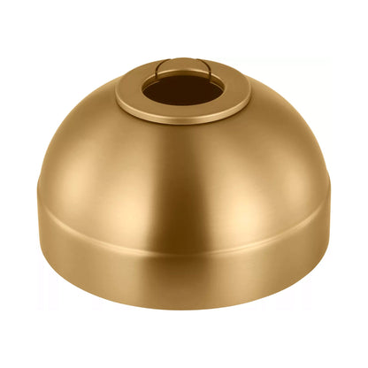 Universal Slope Ceiling Canopy Kit in Burnished Brass.
