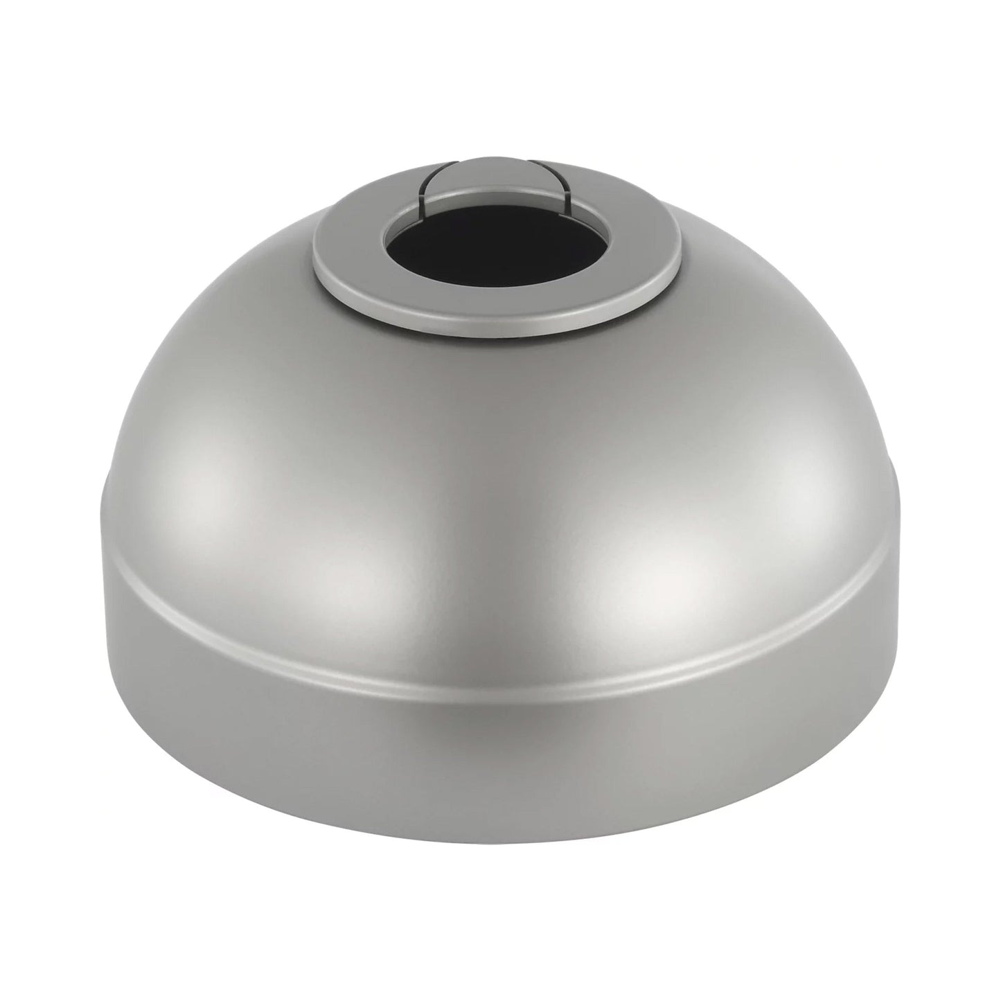 Universal Slope Ceiling Canopy Kit in Painted Brushed Steel.