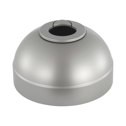 Universal Slope Ceiling Canopy Kit in Painted Brushed Steel.