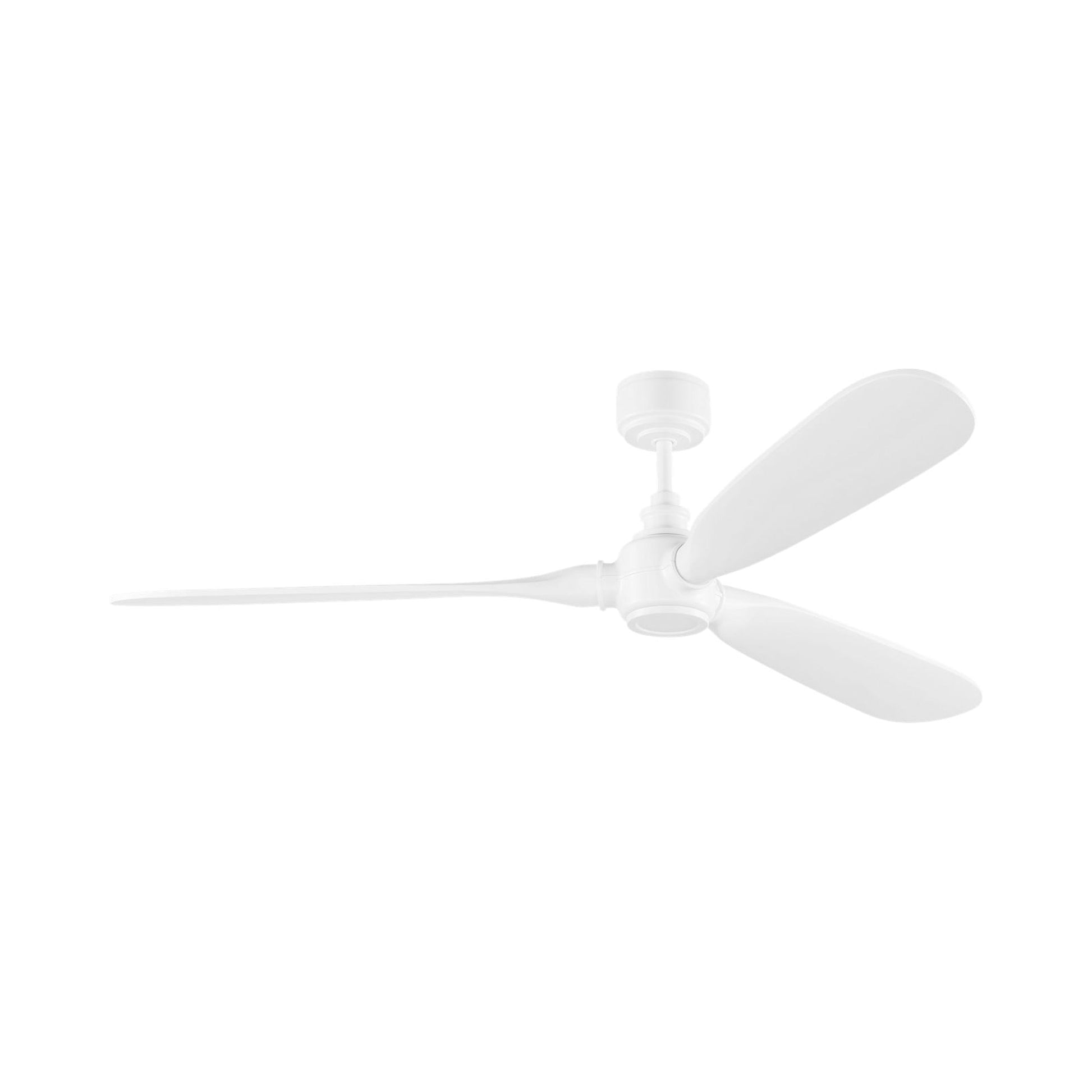 Valiant Smart Outdoor Ceiling Fan in Matte White/Matte White.