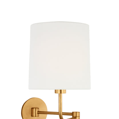 Go Lightly Swing Arm Wall Light in Detail.