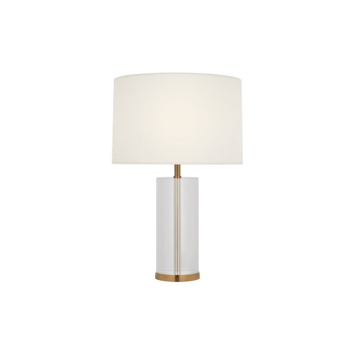Lineham Table Lamp in Crystal/Brass(Small).