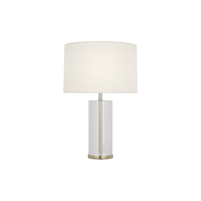 Lineham Table Lamp in Crystal/Polished Nickel(Small).