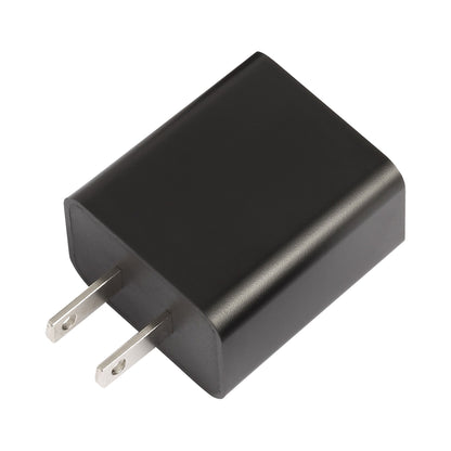 10W USB C Wall Charger in Black.