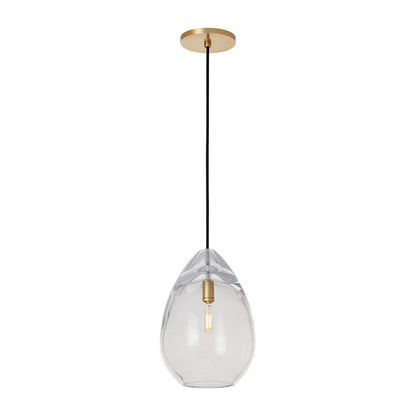 Alina Accent Pendant Light in Natural Brass (Medium).