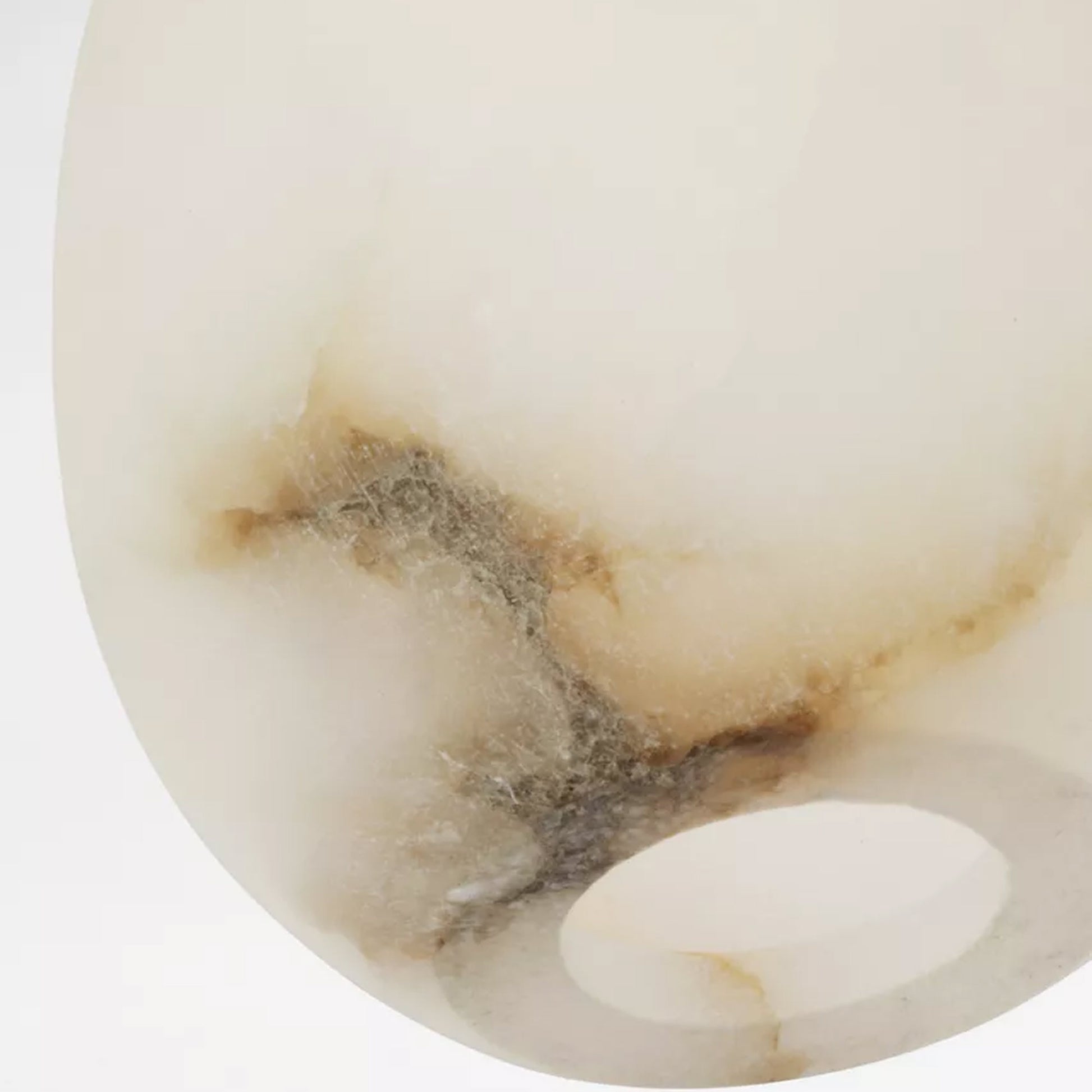 Alina Alabaster Pendant Light in Detail.