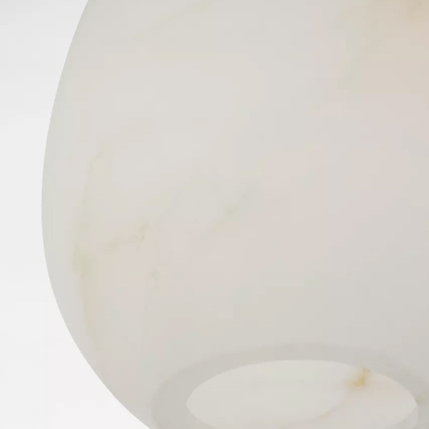 Alina Alabaster Pendant Light in Detail.