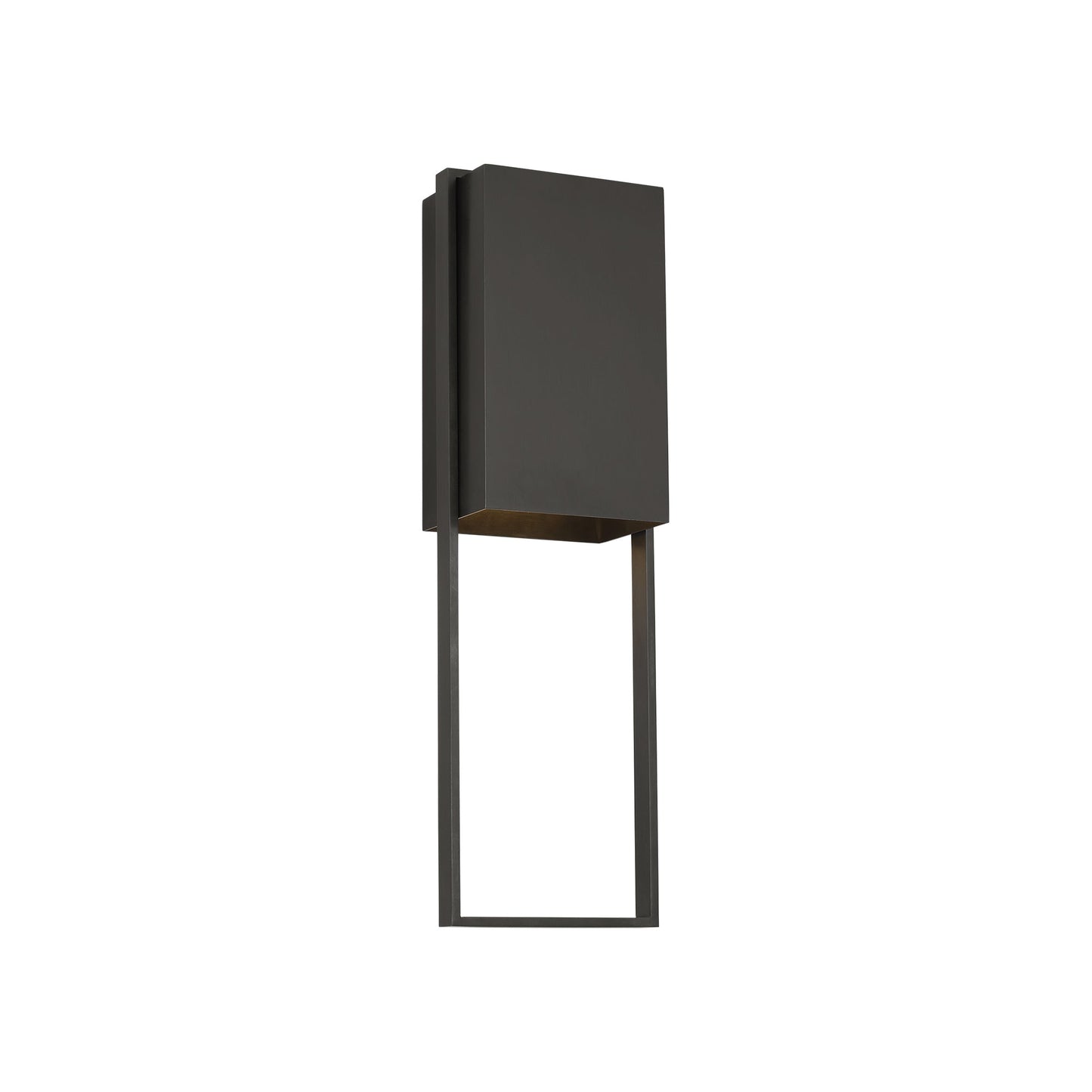 Alude Outdoor LED Wall Light in Bronze (24-Inch).
