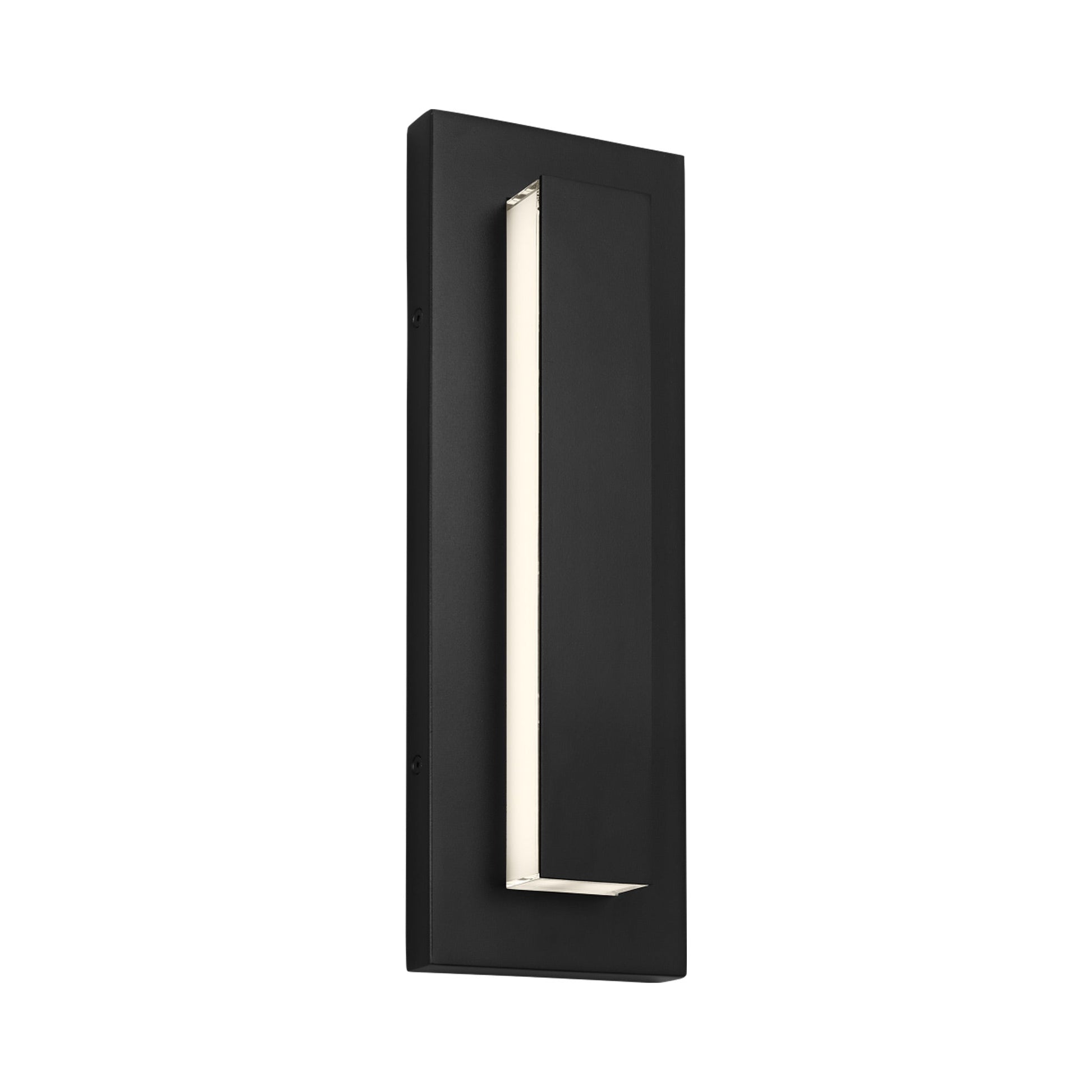 Aspen Outdoor LED Wall Light in Black (Medium).