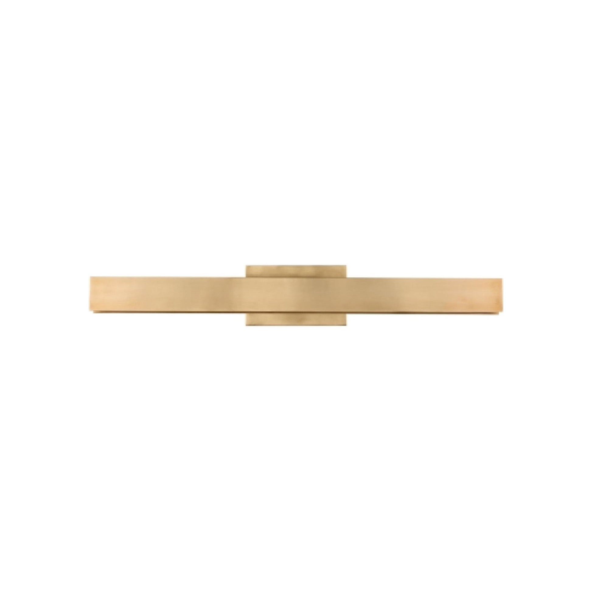 Bau LED Picture Light in Natural Brass (18-Inch).