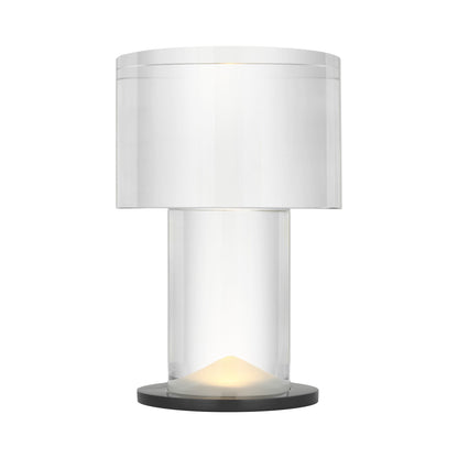 Beryl Cylinder LED Table Lamp in Bronze.
