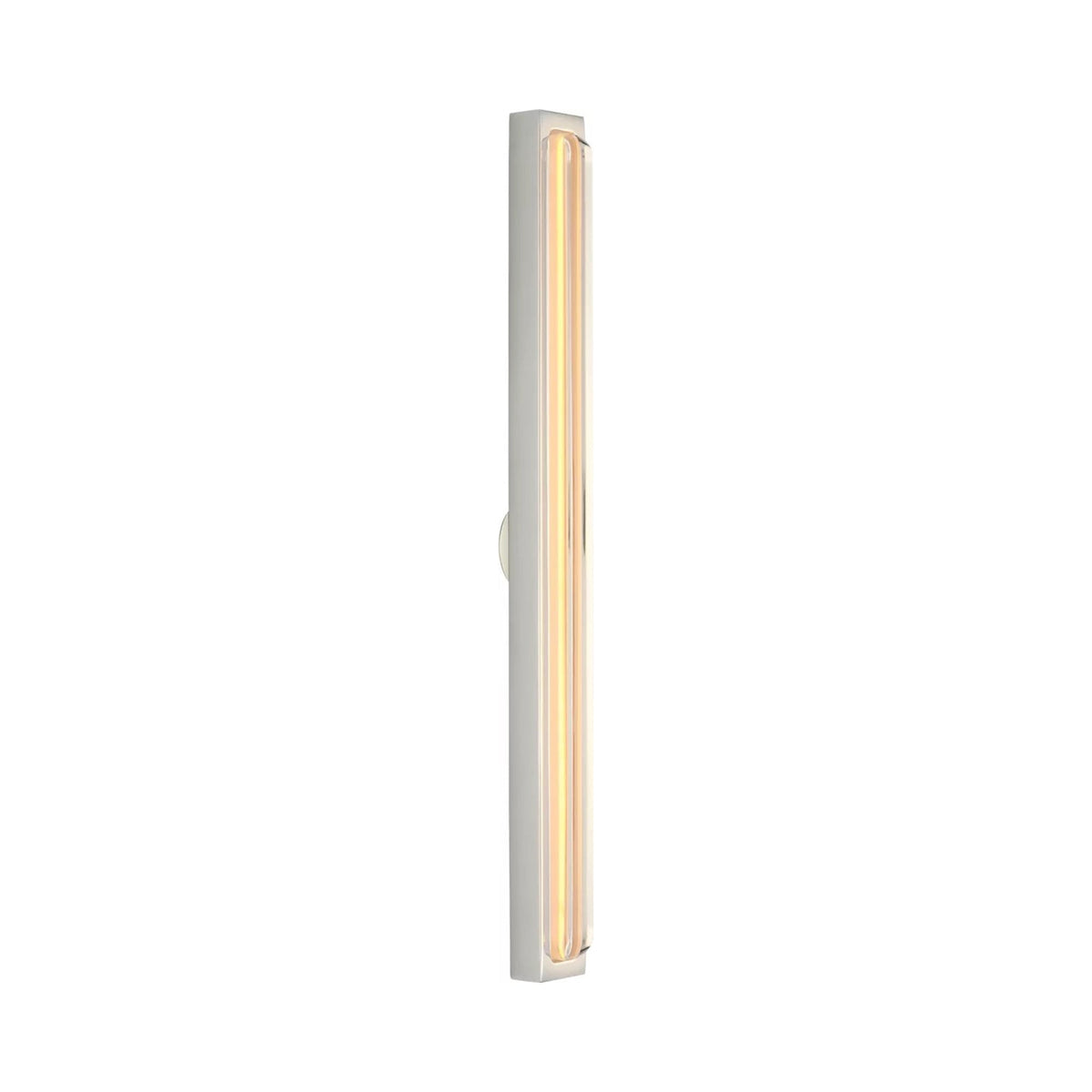 Bloccare LED Bath Vanity Light in Polished Nickel (17.9-Inch).
