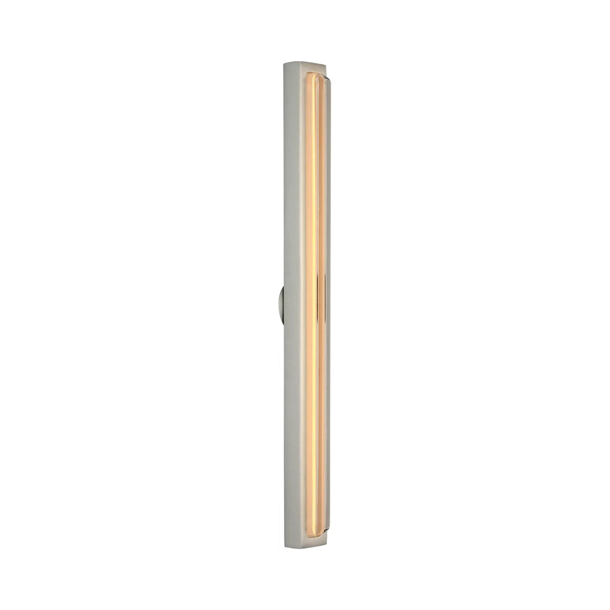Bloccare LED Bath Vanity Light in Satin Nickel (17.9-Inch).