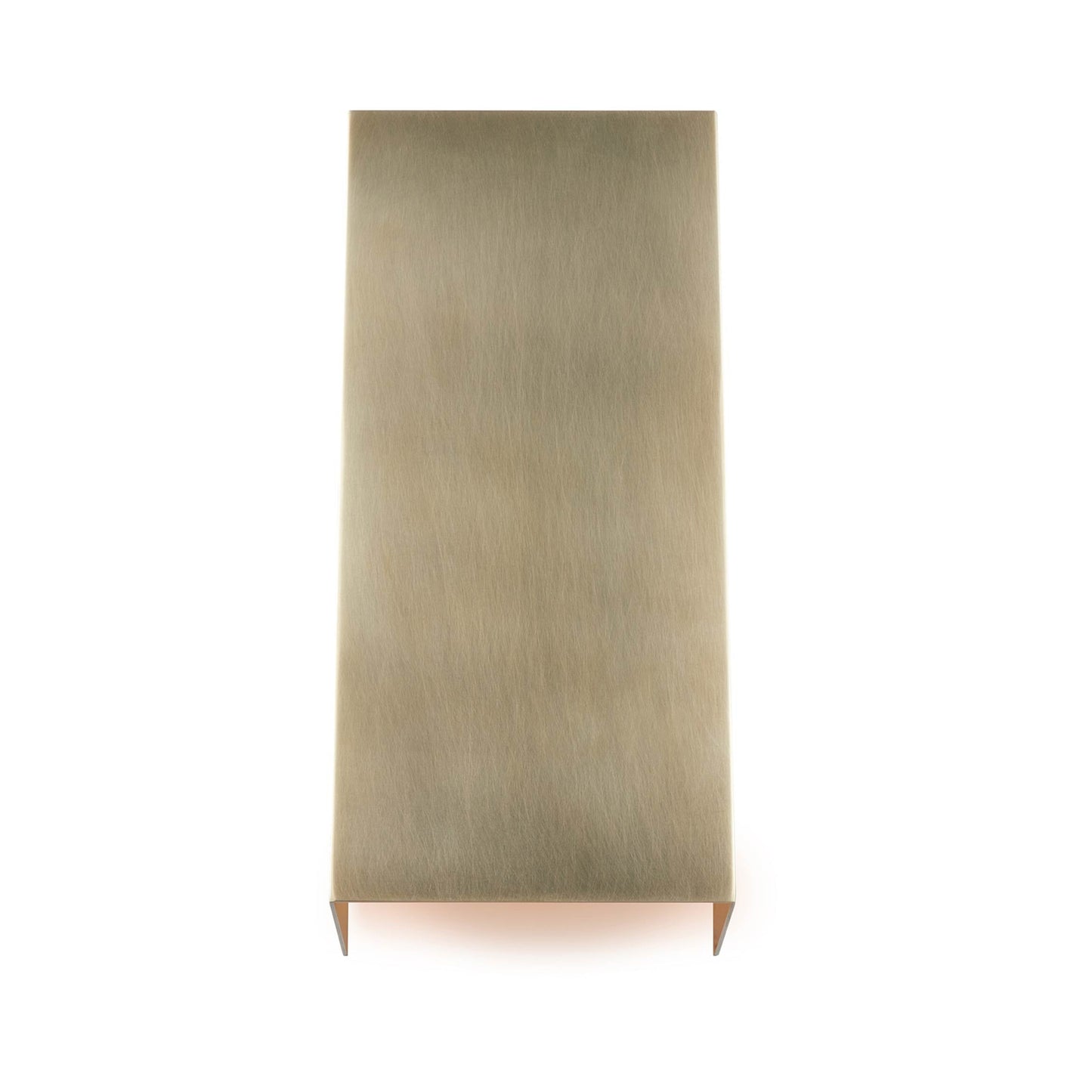 Brompton LED Wall Light in Natural Brass (Medium).