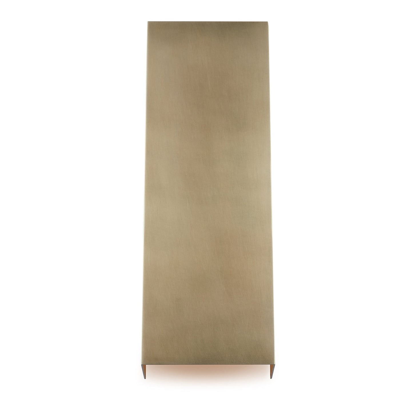 Brompton LED Wall Light in Natural Brass (Large).