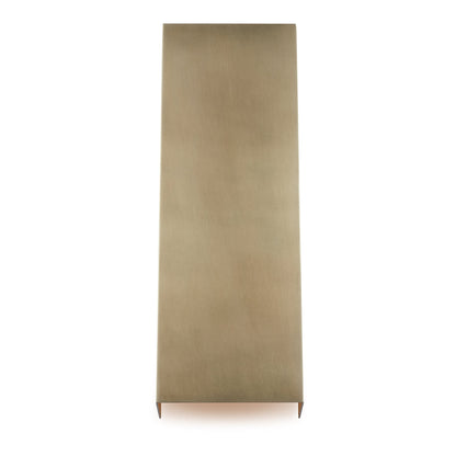 Brompton LED Wall Light in Natural Brass (Large).