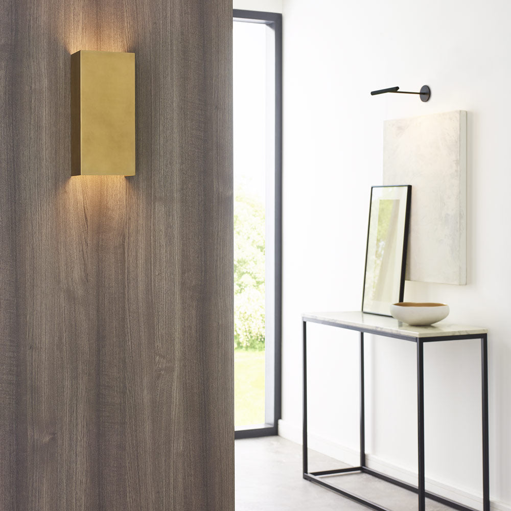 Brompton LED Wall Light in living room.