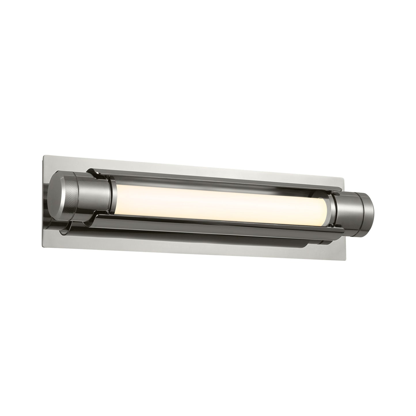Capa LED Bath Vanity Light in Polished Nickel (18-Inch).