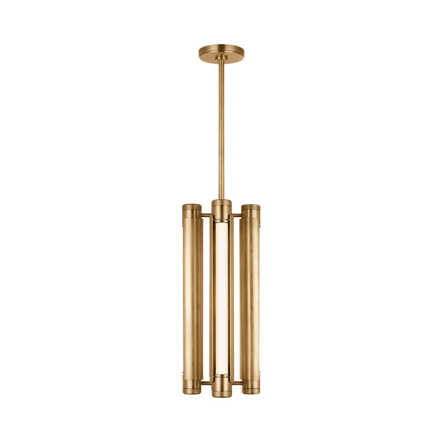 Capa LED Pendant Light in Hand Rubbed Antique Brass.
