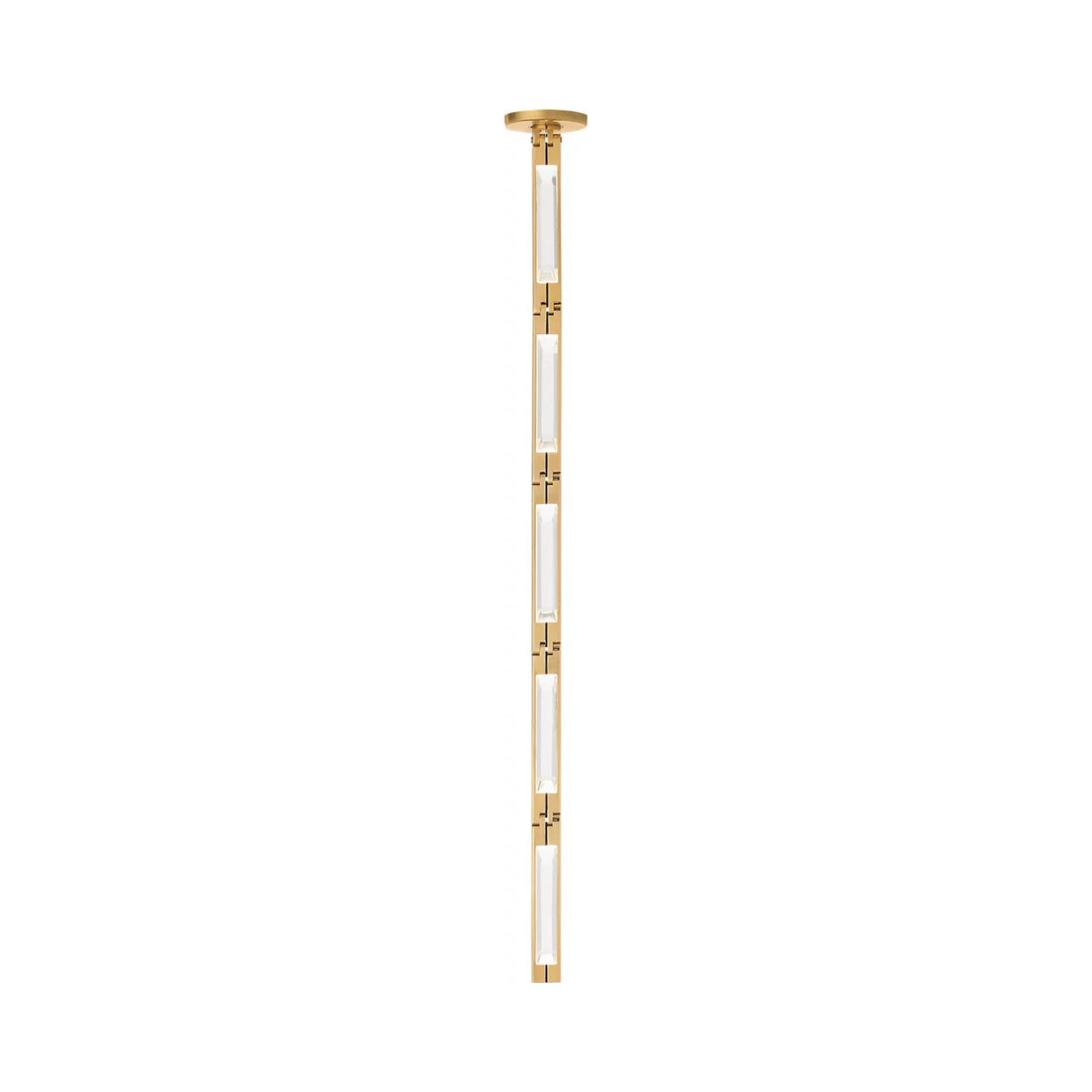 Catena LED Pendant Light in Hand Rubbed Antique Brass (5-Light).