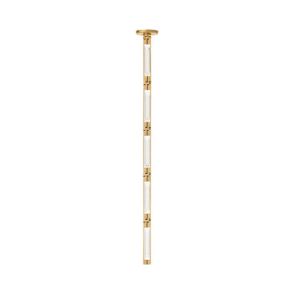 Catena LED Pendant Light in Hand Rubbed Antique Brass (5-Light).