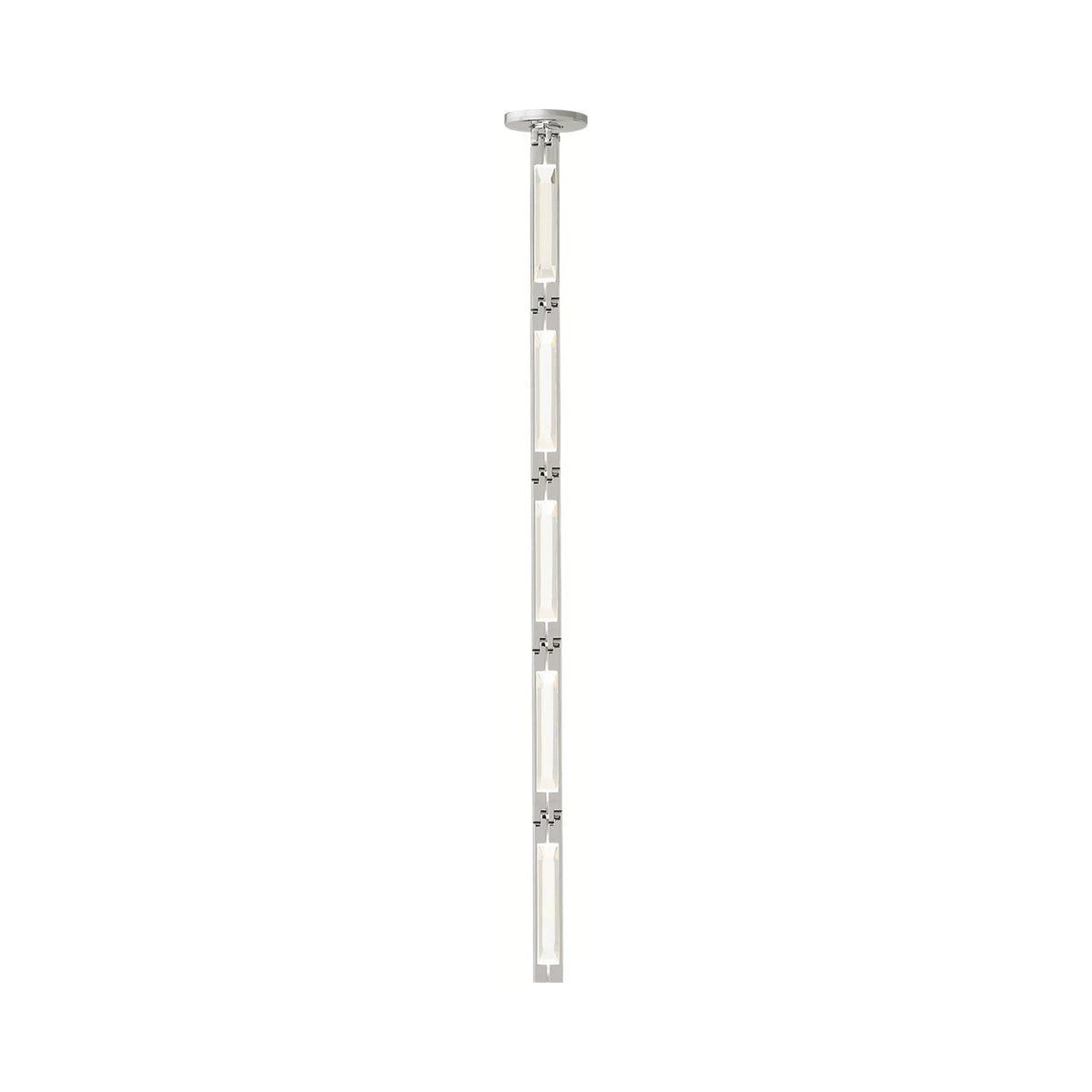 Catena LED Pendant Light in Polished Nickel (5-Light).